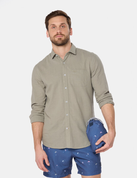 SHORT DE BAÑO ESTAMPADO Azul