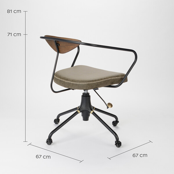 Silla de escritorio RUBENS Verde