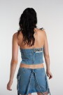 DENIM BUSTIER Celeste