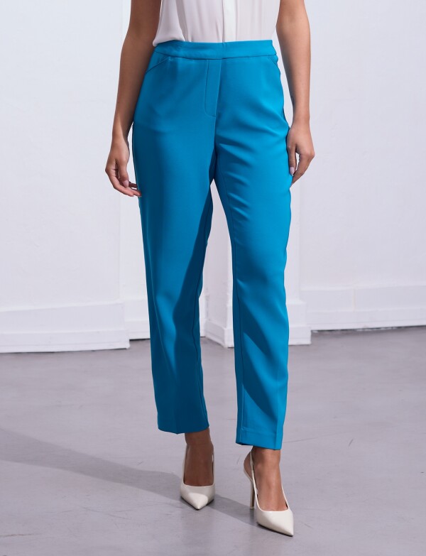 Pantalon Pull On Cla TURQUESA