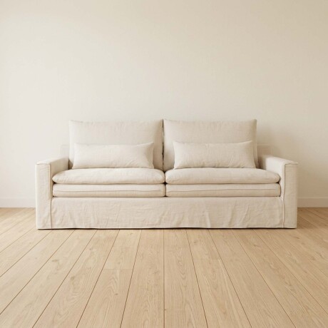 SOFÁ 3 CUERPOS TELA NATURAL-BEIGE POSITANO BEIGE