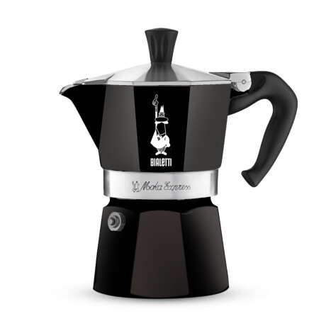 Cafetera Moka Express Negra 130ml 3 Tazas Bialetti Cafetera Moka Express Negra 130ml 3 Tazas Bialetti