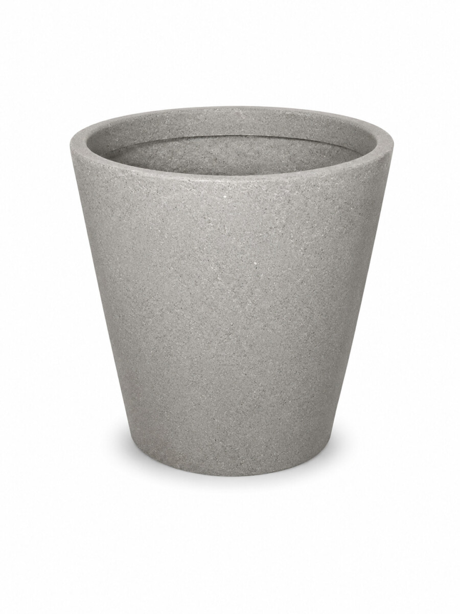 MACETERO CONO - GRIS 