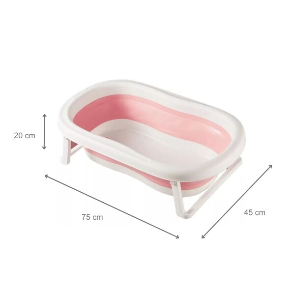 Bañito de Bebé Plegable Bañera Para Bebés con Baby Splash Color Rosa Bañito de Bebé Plegable Bañera Para Bebés con Baby Splash Color Rosa
