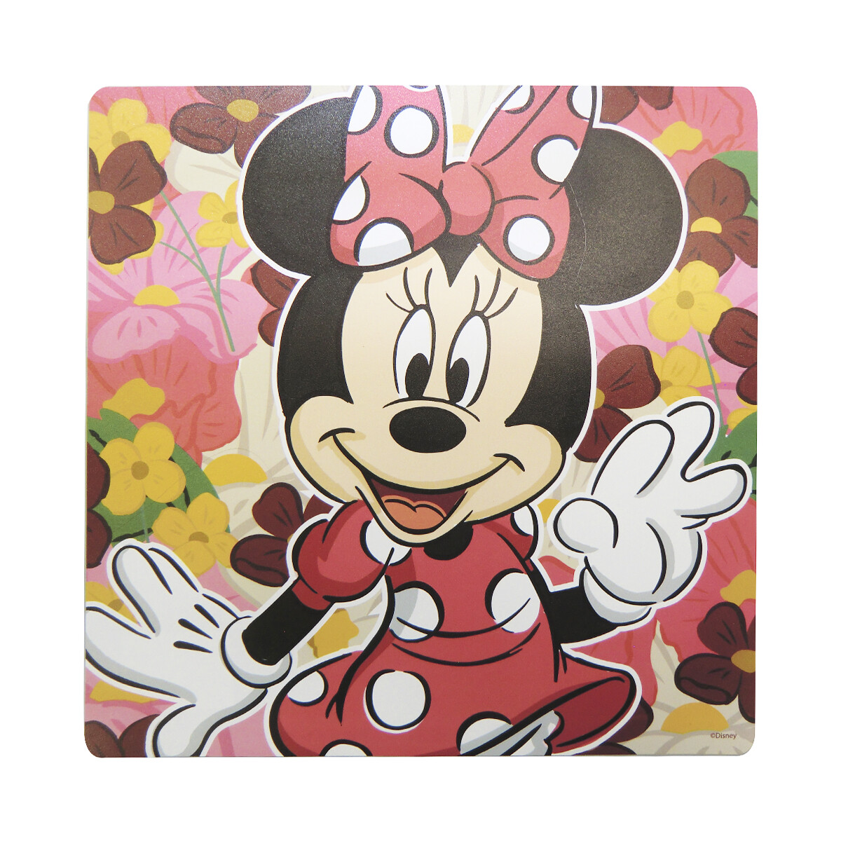 Individual Infantil Plástico 30 x 30 cm - Minnie Rosa 