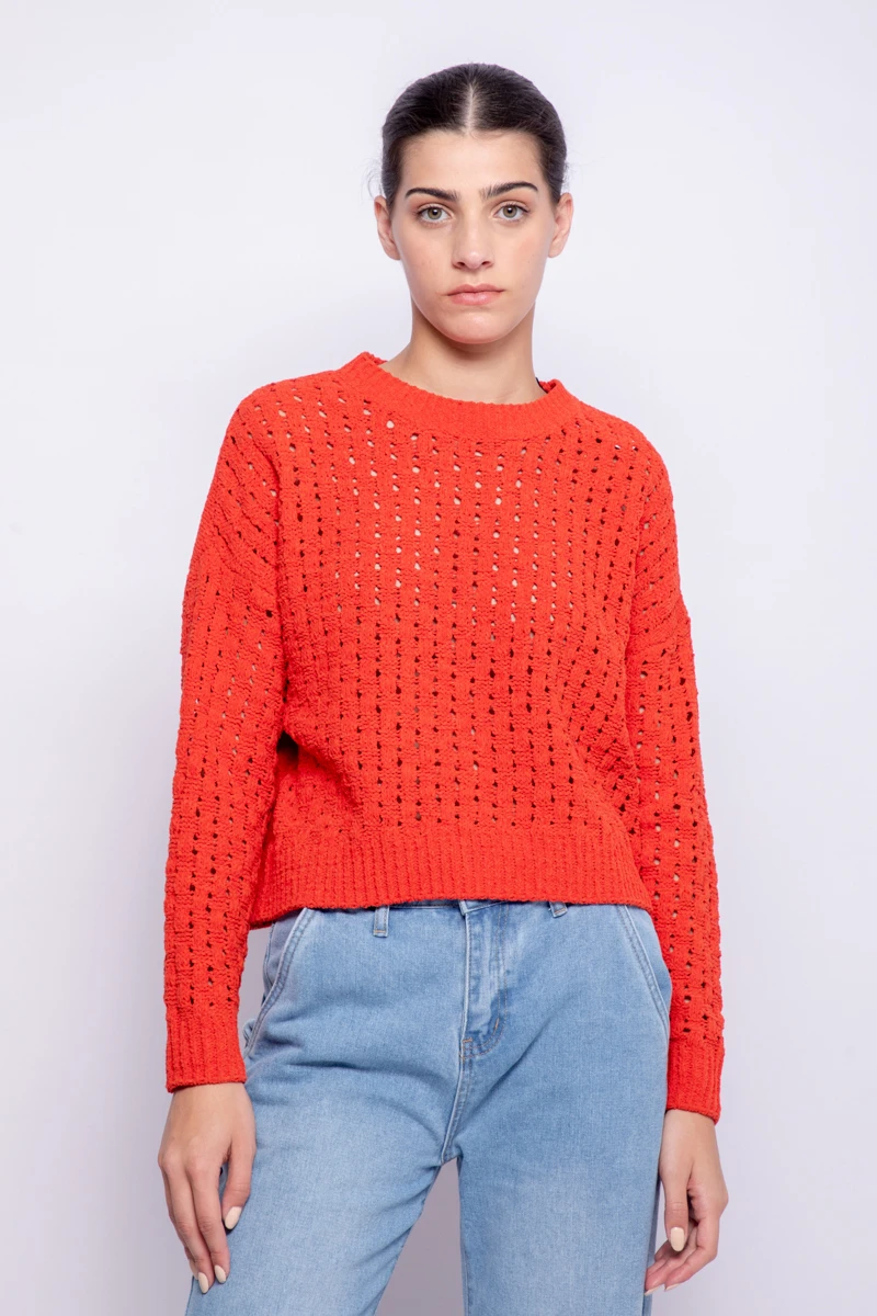 SWEATER MOON Caqui