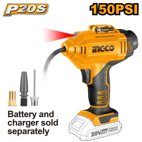 Inflador Compresor 20V P20S S/bat Ingco 001