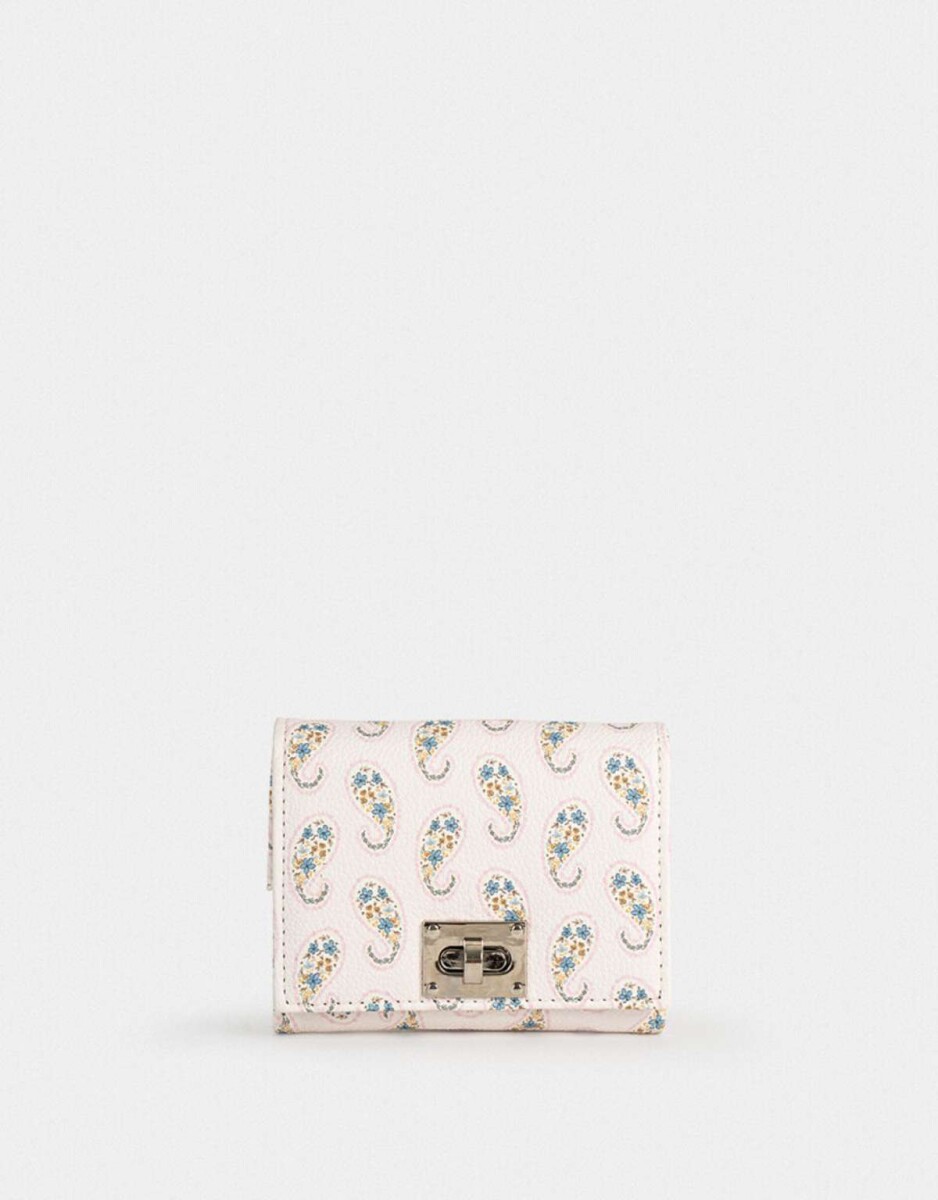 Billetera - Estampado Flores 