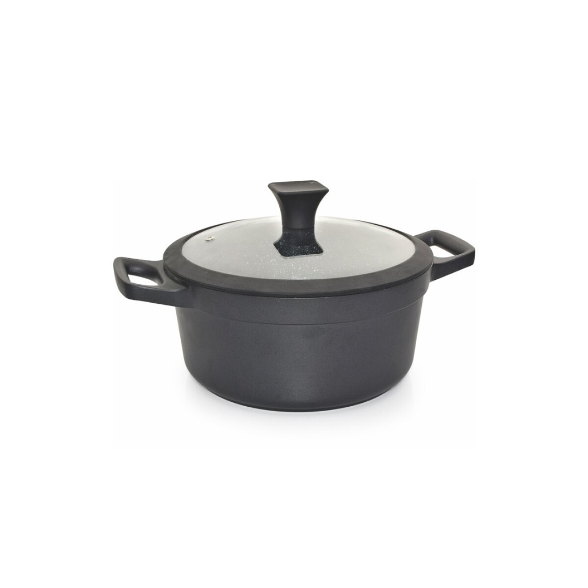 OLLA CACEROLA CUORI NERO 24CM 4,5 LITROS - NEGRO 