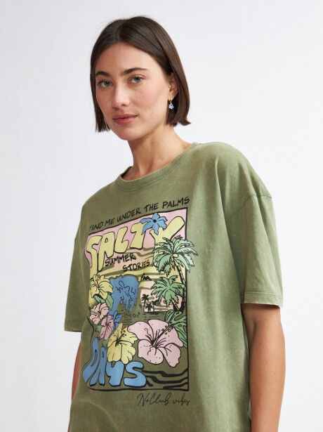 REMERA MENTA VERDE