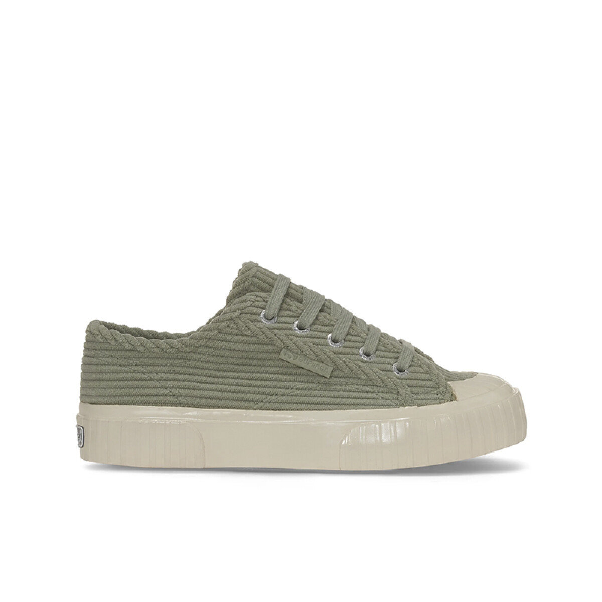 Championes Superga 2630 Stripe Corduroy - Verde 