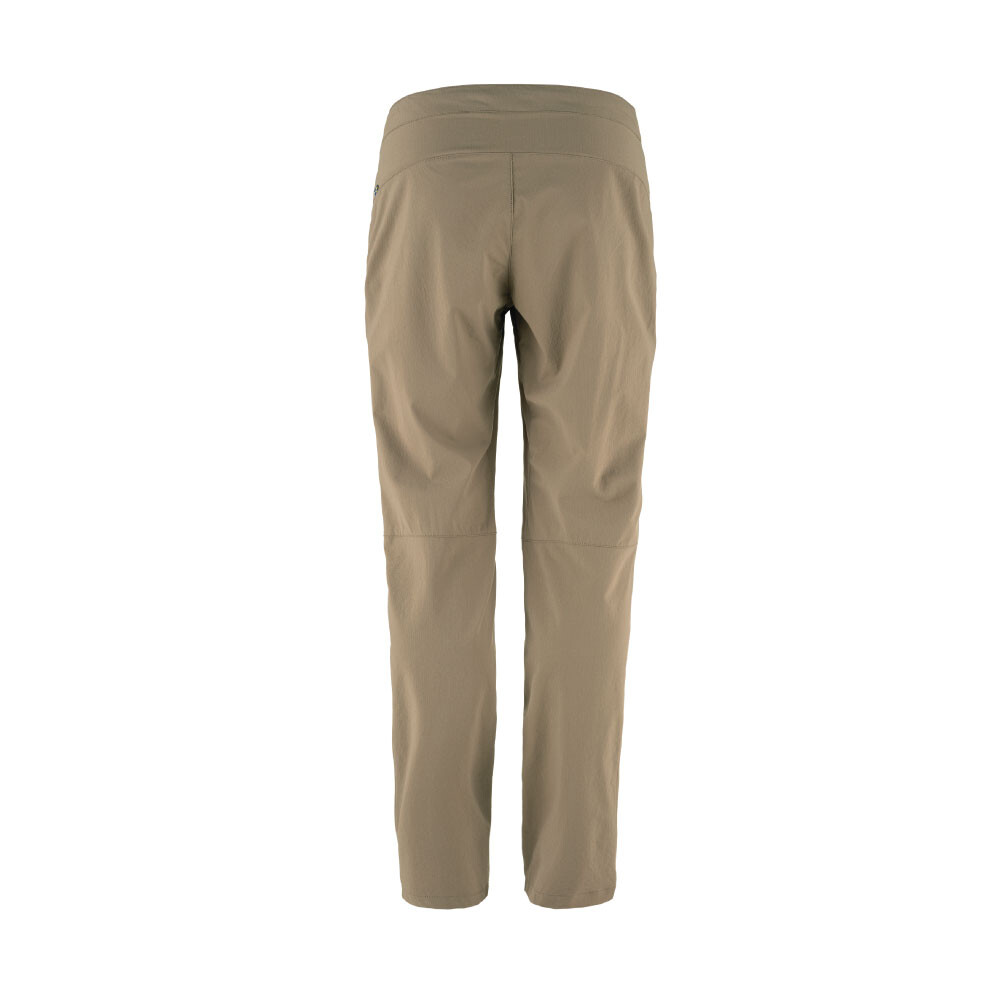 Pantalón Fjallraven High Coast Trail Trousers W Mujer Suede Brown