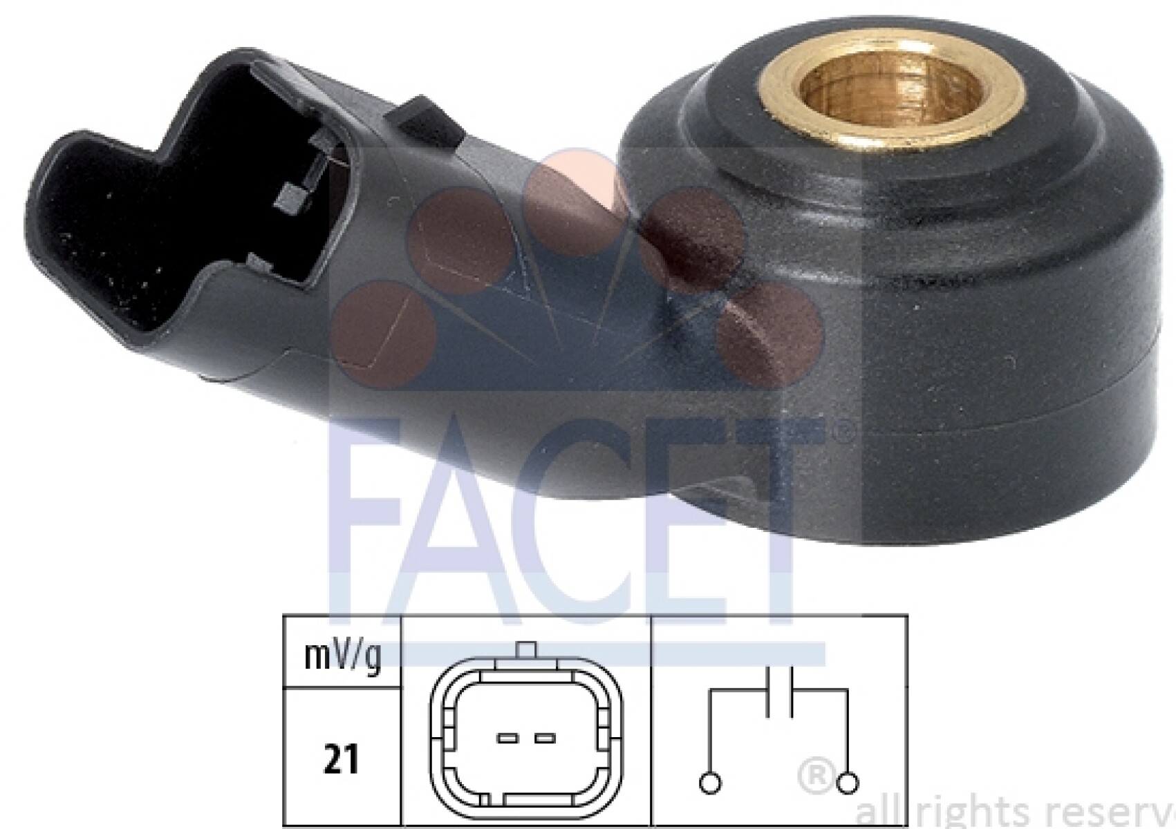 INYECCION PARTES CITROEN - PEUGEOT SENSOR DETONACION 307/308 FAE 