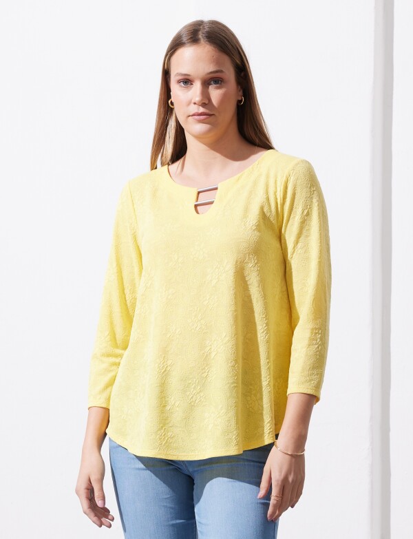 Blusa Labrada AMARILLO