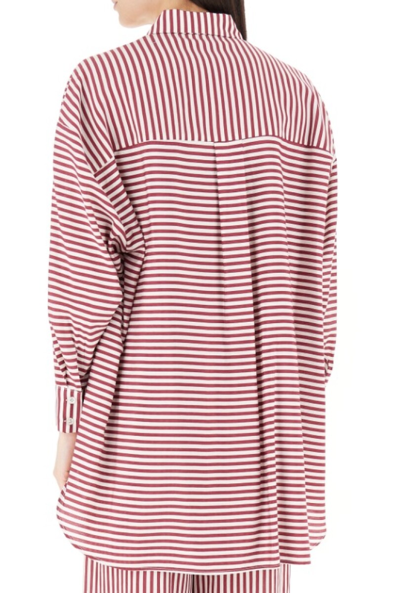 Camisa rayas Bordo