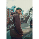 Hoodie Religión Marron