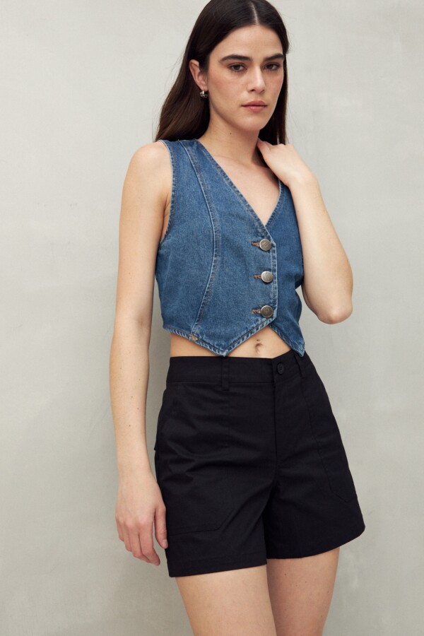 SHORT TAKAI Negro