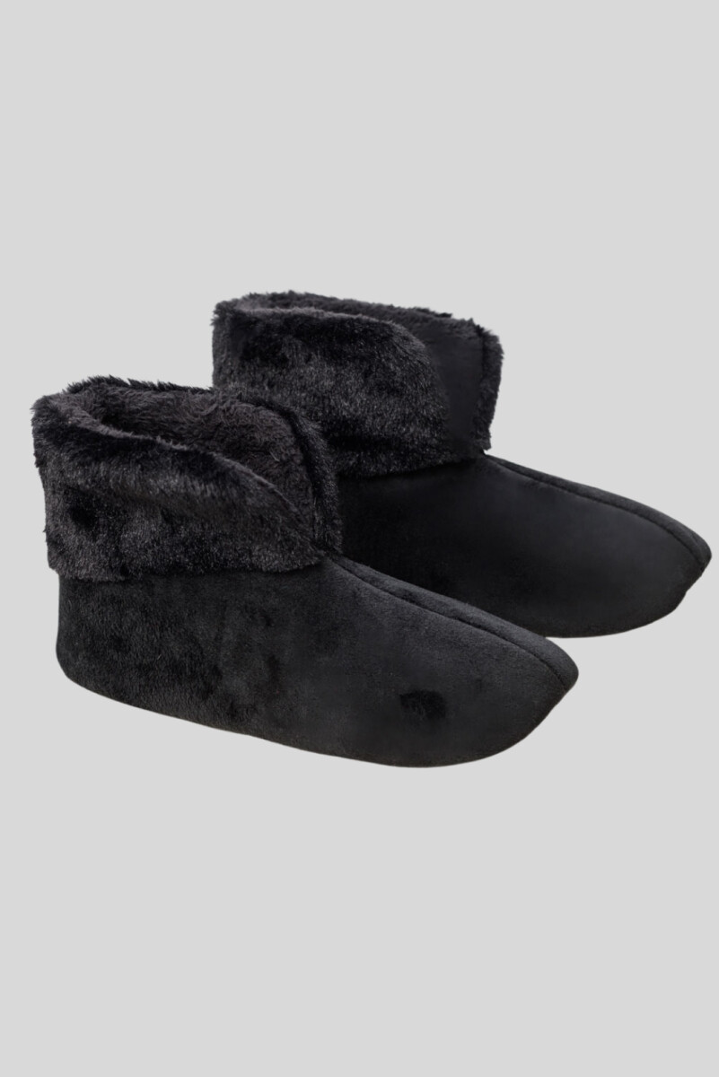 BOTA VELOUR - NEGRO 