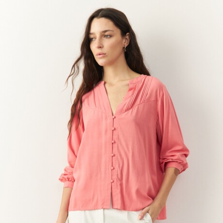 CAMISA PERLINA Coral