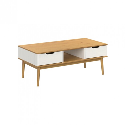 Mesa de Living Nordica Roble/Blanco