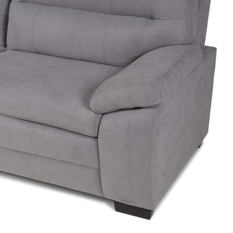 Sofá Adria (Outlet) - Tela Microfibra - 3 cuerpos 12074 (Gris)
