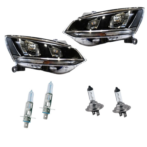 KIT DE SEMIOPTICAS DOBLE PARABOLA + LÁMPARAS Kit De Semiopticas Doble Parabola + Lámparas