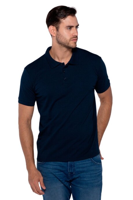 Remera chomba premium Azul marino