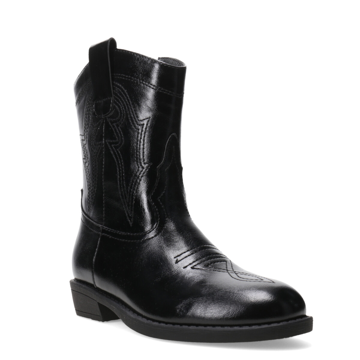 Bota VIBER estilo tejana MINI MissCarol - Black 