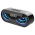 Reloj Parlante Despertador Radio Luminoso Recargable Alarma Color Variante Negro