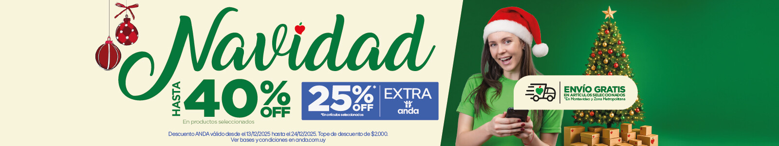 Navidad en La Tentación - Hasta 40% OFF en productos seleccionados