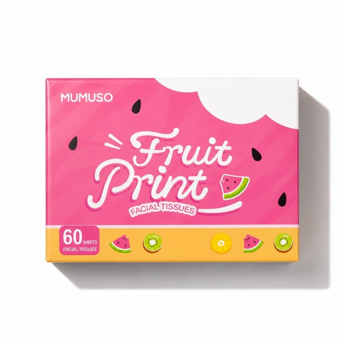 PAÑUELOS FACIALES ULTRA SUAVES SERIE FRUIT PRINT 