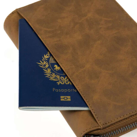 Billetera Baleine Passaport Cover Marrón