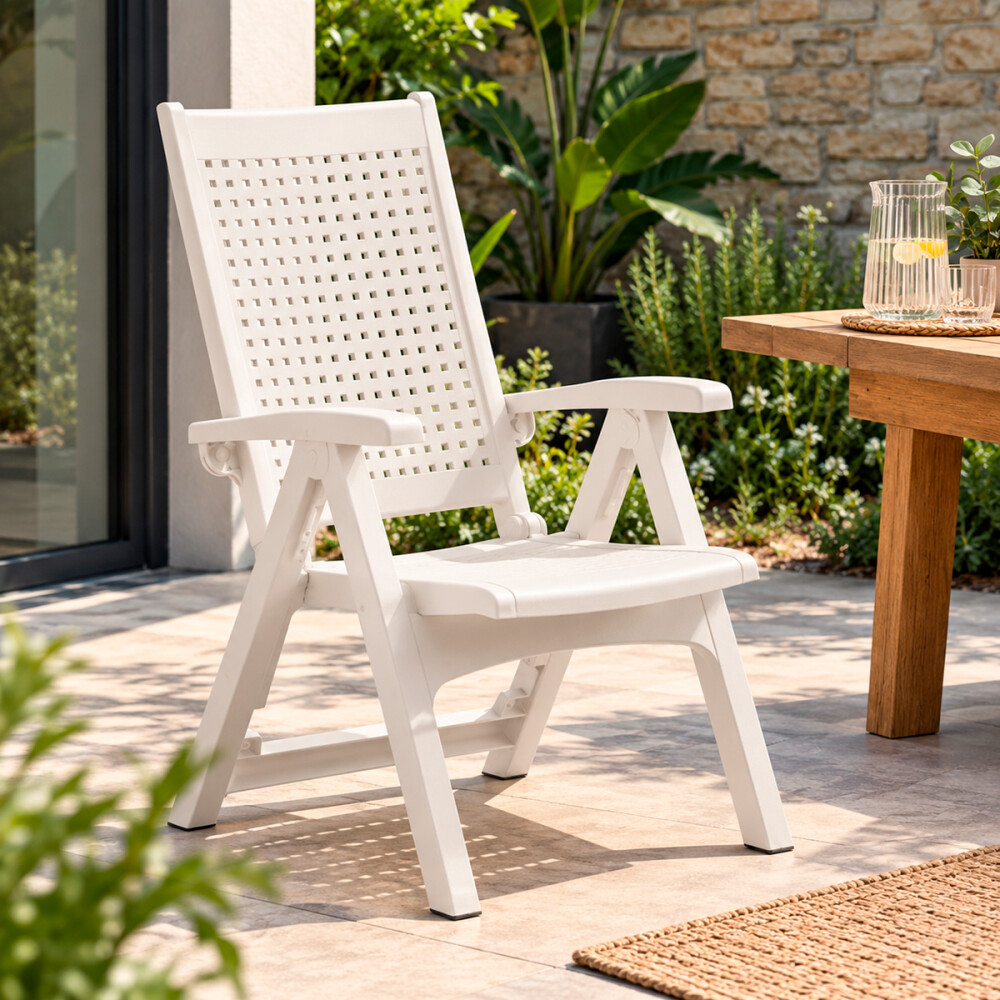 SILLON MULTIPOSICIONES METAL BLANCO Sillon Multiposiciones Metal Blanco