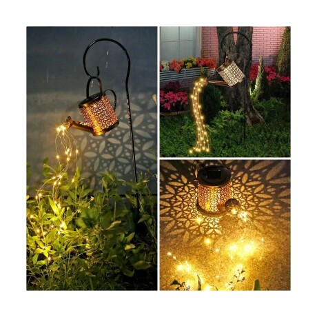 JARRA LED PARA JARDIN CON PANEL SOLAR 22*80CM 001