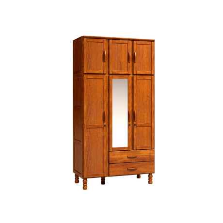 Ropero 3 Puertas Con Espejo Línea Casual Ropero 3 Puertas Con Espejo Línea Casual