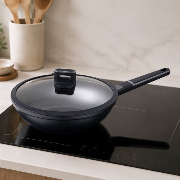 Wok Antiadherente con Tapa 28 cm | MasterPro BGMP-7975 Wok Antiadherente con Tapa 28 cm | MasterPro BGMP-7975