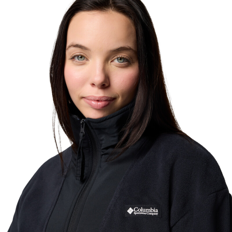 Campera Sequoia Grove Full Zip Mujer BLACK / SHARK