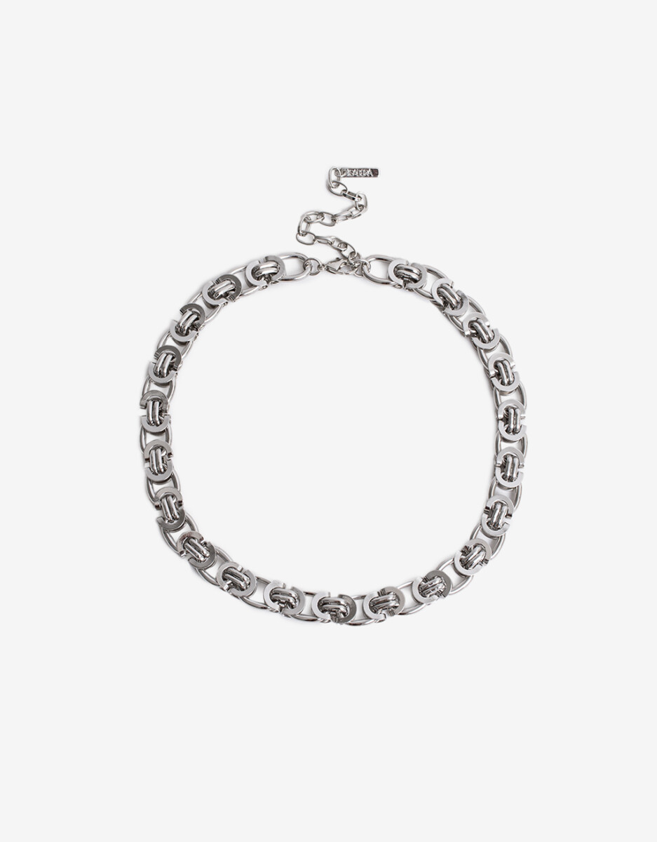 Collar Corto Cadena Metal 