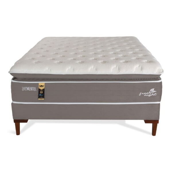 SOMMIER DE ESPUMA Y RESORTES 2 PLAZAS 1.58 MT - MOLA FRESH NIGHT TOP MARRON SOMMIER DE ESPUMA Y RESORTES 2 PLAZAS 1.58 MT - MOLA FRESH NIGHT TOP MARRON