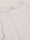 Camisa Body Con Cuello De Ondas Blanco