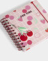 Anotadores Cuadernos y Memos Foodie Cuaderno Tapa Dura Con Colgante Cherry - Combinacion Multicolor