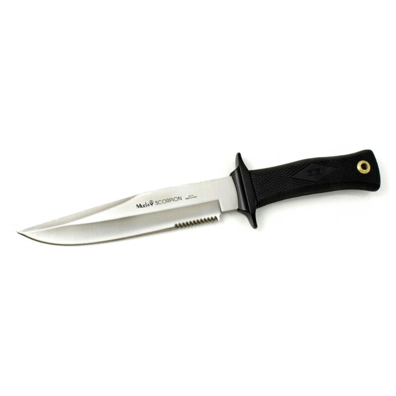 Cuchillo Muela Scorpion Hoja Acero Inoxidable Liso Dentado Cuchillo Muela Scorpion Hoja Acero Inoxidable Liso Dentado