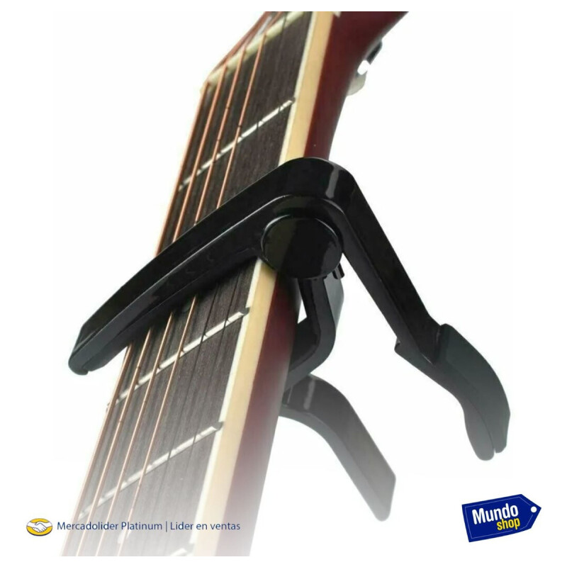 Requinto Capo Capotraste Guitarra Acustica Electrica Pinza Rojo