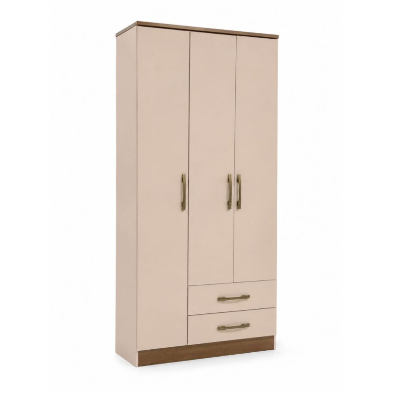 Ropero Moscú 3 Puertas 2 Cajones Blush Ropero Moscú 3 Puertas 2 Cajones Blush