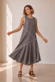 VESTIDO DIAGONAL MARRON