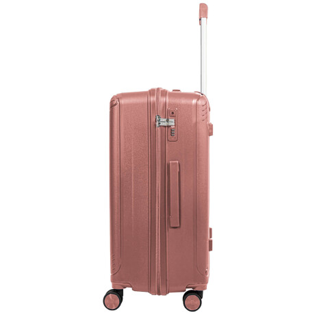 Valija Rígida 24'' Resistente Impermeable 4 Ruedas Rosa