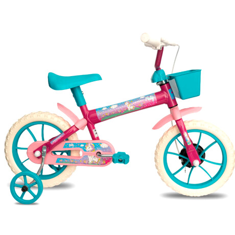 Bicicleta Infantil Verden Con Rueditas Montaña Rod 12 Violeta