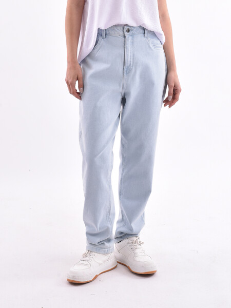 JEAN CHAR MOM FIT CELESTE (V)