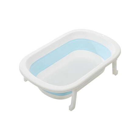 Baño Bañera Plegable Para Bebe Anti Frio Varios Colores Celeste