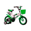 Bicicleta Rodado 14 Con Canasto Y Caramañola Niño Niña Lumax Verde